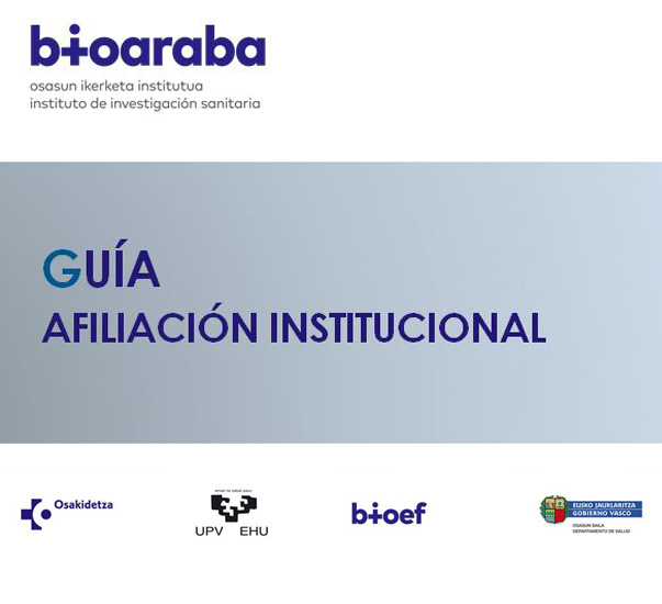Guía Afiliación Institucional BIOARABA